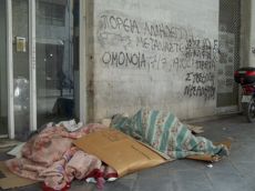 Homeless in Athens